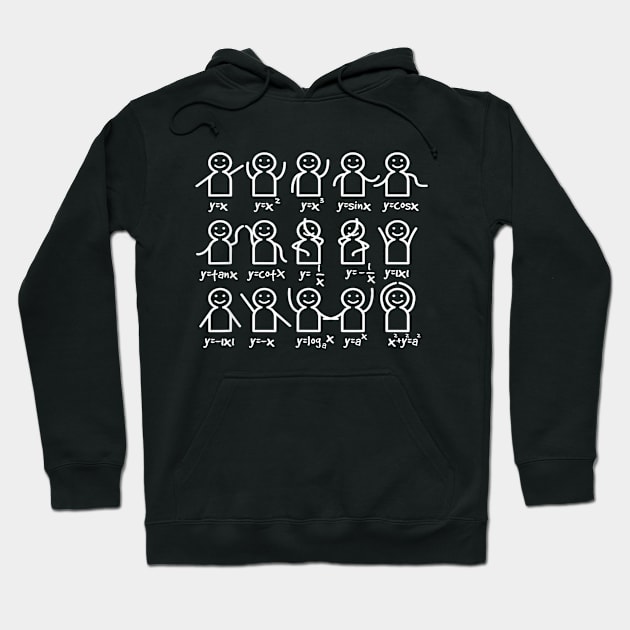 Funny Algebra Dance Graph Figures Math Hoodie by MiaGamer Gear